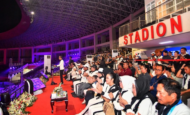 Jokowi di Peparnas