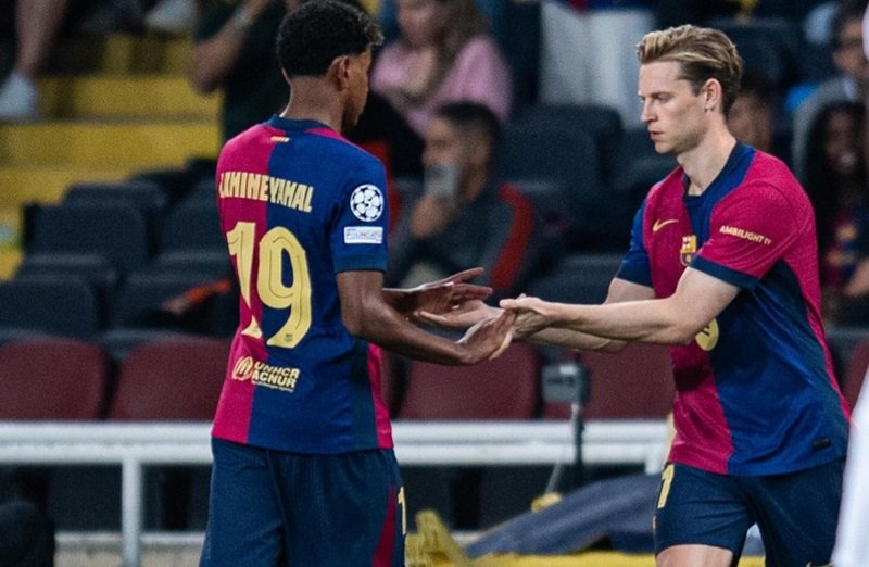 Lamine Yamal saat diganti melawan Young Boys