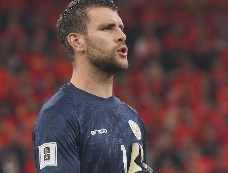 Maarten Paes, kiper Timnas Indonesia