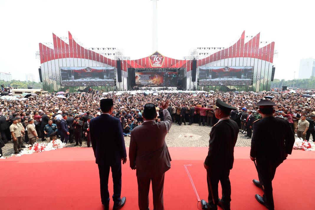 Prabowo Subianto di HUT TNI Ke 79 (5)