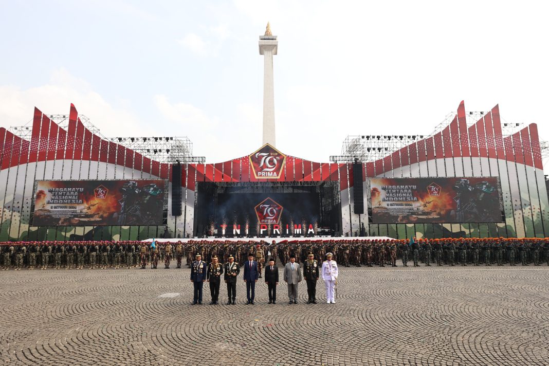 Prabowo Subianto di HUT TNI Ke 79 (7)