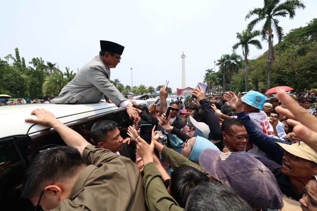 Prabowo Subianto di HUT TNI Ke 79 (8)