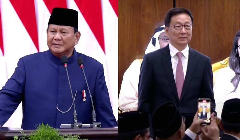 Prabowo Subianto sapa para kepala negara
