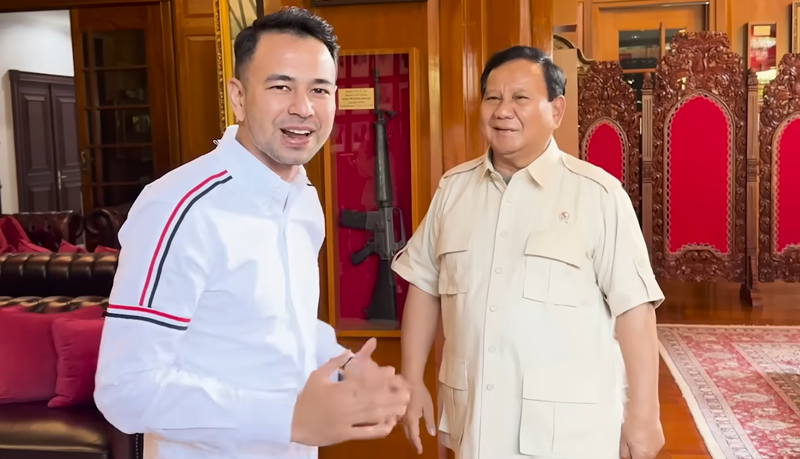 Prabowo dan Raffi Ahmad