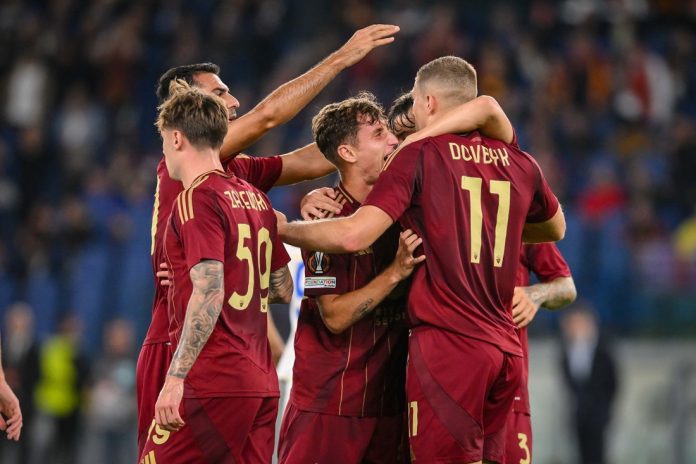 Skuad AS Roma di Liga Europa kontra Dynamo Kiev