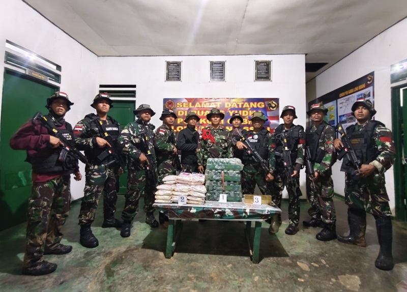 TNI Amankan barang ilegal
