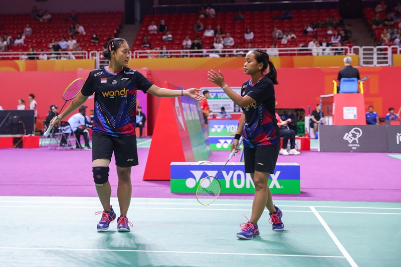 Tim Junior Badminton Indonesia di Piala Suhandinata 2024