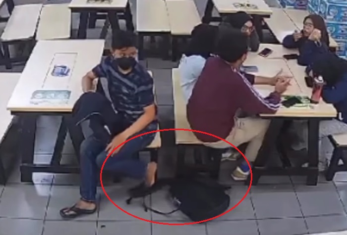 Viral CCTV pencurian tas mahasiswa di UI