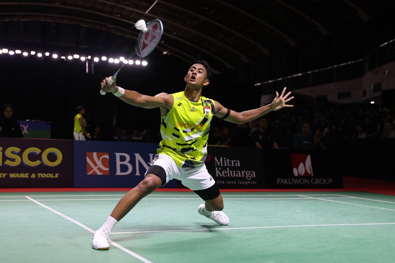 Alwi Farhan di Indonesia Masters II Super 100 2024