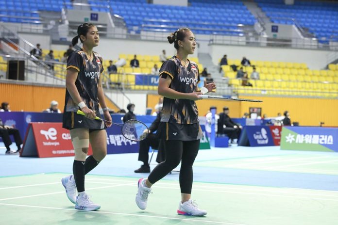 Ana-Tiwi saat tampil di Korea Masters 2024