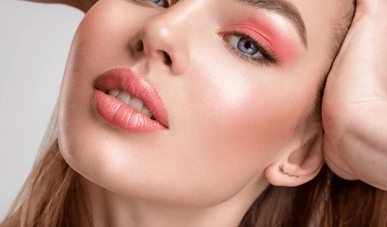 Blush on