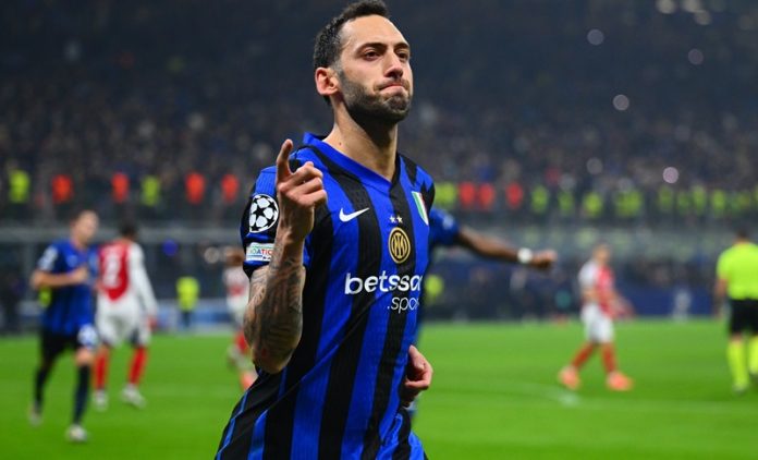 Calhanoglu bintang kemenangan Inter kontra Arsenal