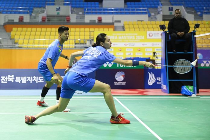 Dejan-Gloria saat tampil di Korea Masters 2024