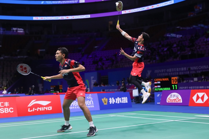 Fajar-Rian di China Masters 2024