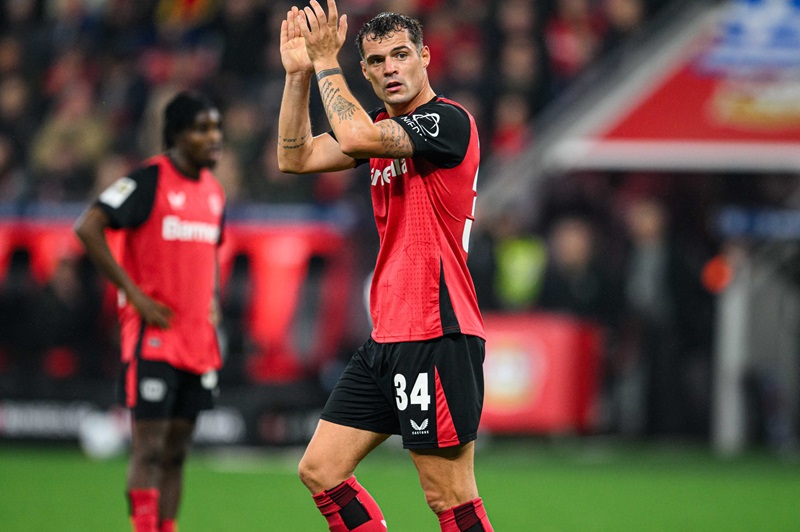 Granit Xhaka, pemain andalan Bayer Leverkusen