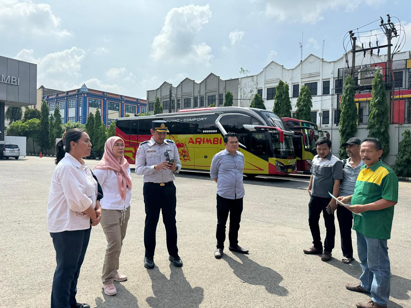 Inspeksi Keselamatan pada PO Bus oleh Ditjen Hubdat