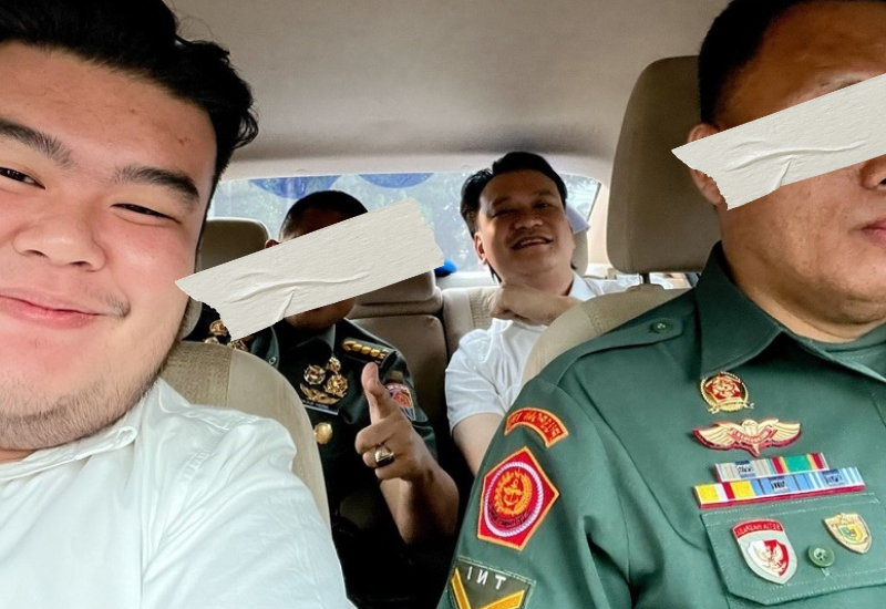 Ivan Sugianto dan Anggota TNI -