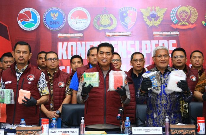 Kabareskrim Polri Rilis Kasus Narkotika