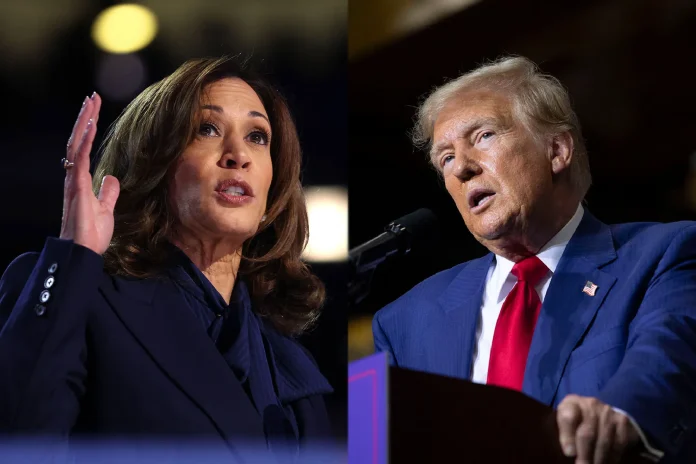 Kamala Harris dan Donald Trump