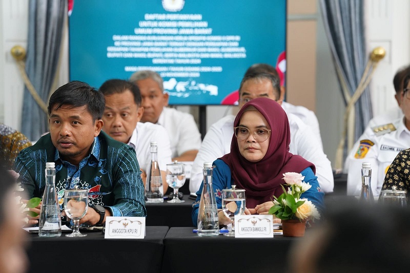 Ketua Bawaslu dan KPU di Bandung 13 Nov 2024 - Bawaslu RI