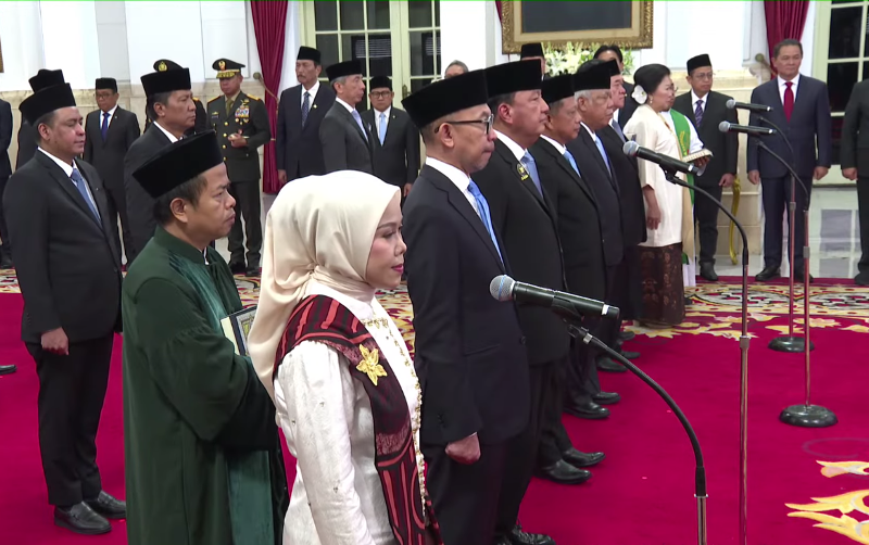 Pelantikan di Istana Negara