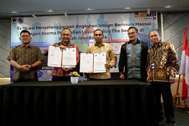 Perjanjian Kerja Sama BPTJ dengan Dishub Kota Bogor