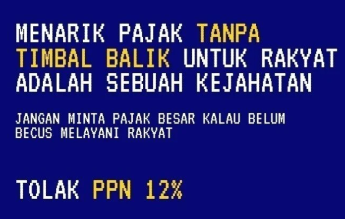 Petisi Tolak PPN 12 Persen