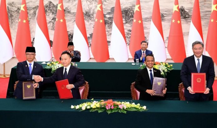 Prabowo Subianto bersama Xi Jinping