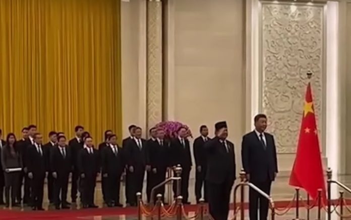 Prabowo bersama Xi Jinping