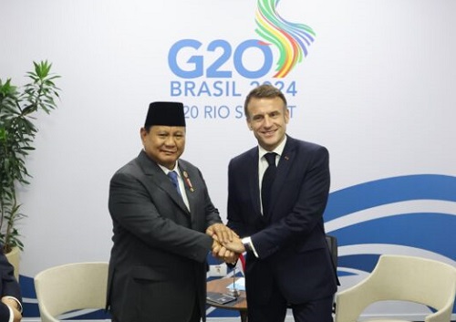 Prabowo dan Macron