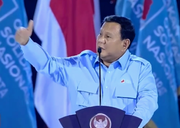 Presiden Prabowo Subianto di GSN