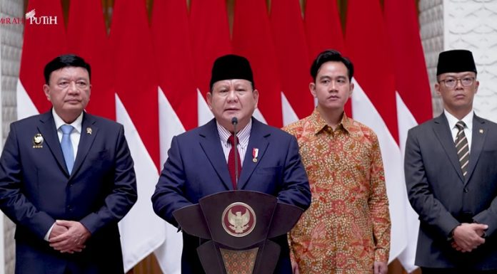 Presiden Prabowo bersama Gibran