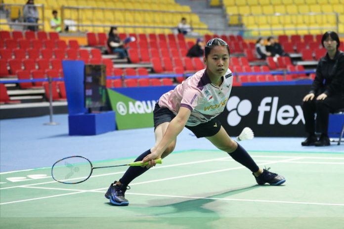 Putri KW saat tampil di Korea Masters 2024