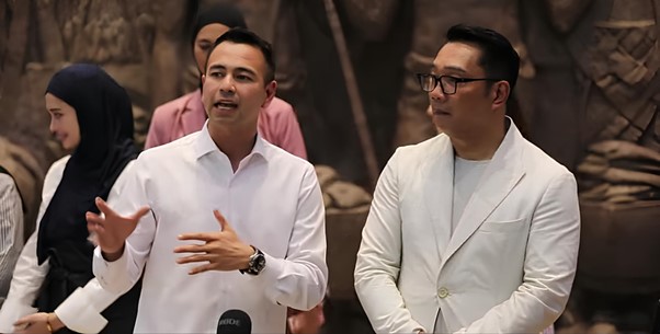 Raffi Ahmad dan Ridwan Kamil