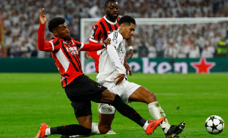 Real Madrid vs AC Milan di Liga Champions