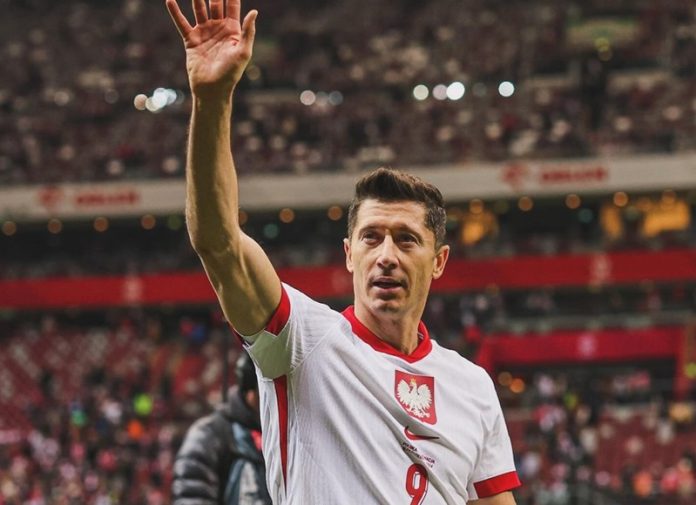 Robert Lewandowski bersama Timnas Polandia