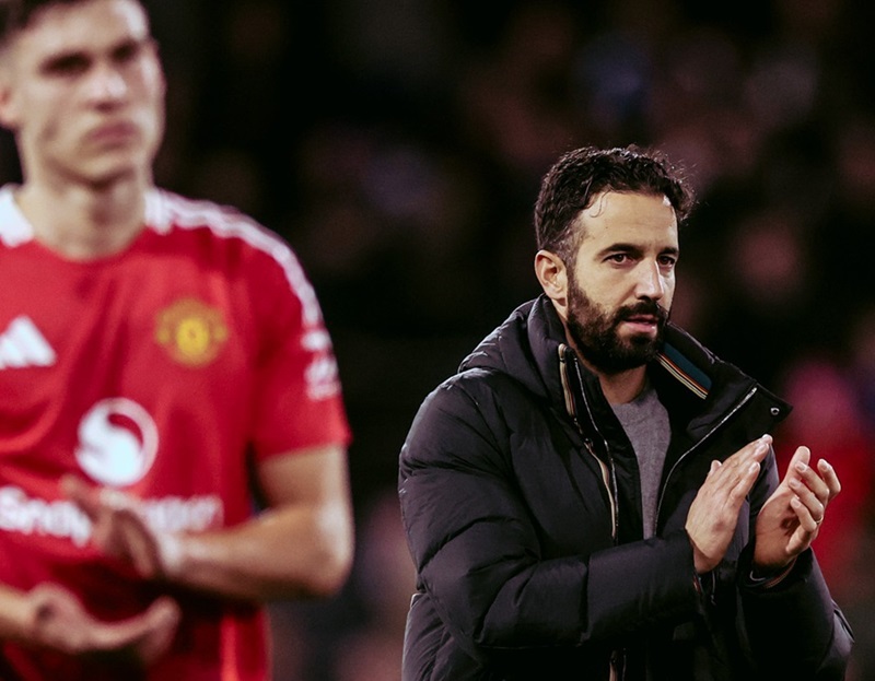Ruben Amorim usai debut bersama Manchester United di Liga Inggris kontra Ipswich Town