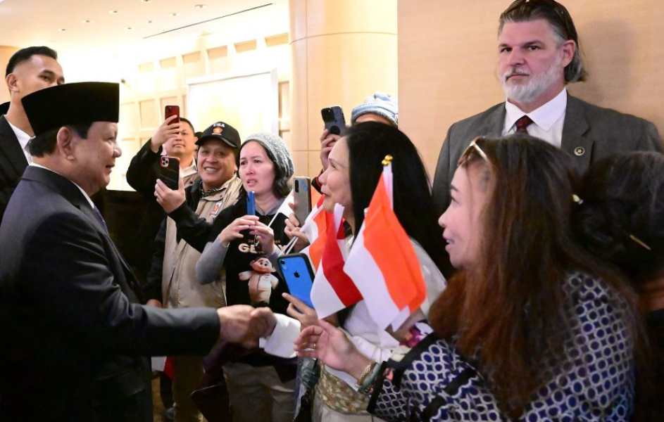 WNI di Amerika Serikat Sambut Presiden Prabowo