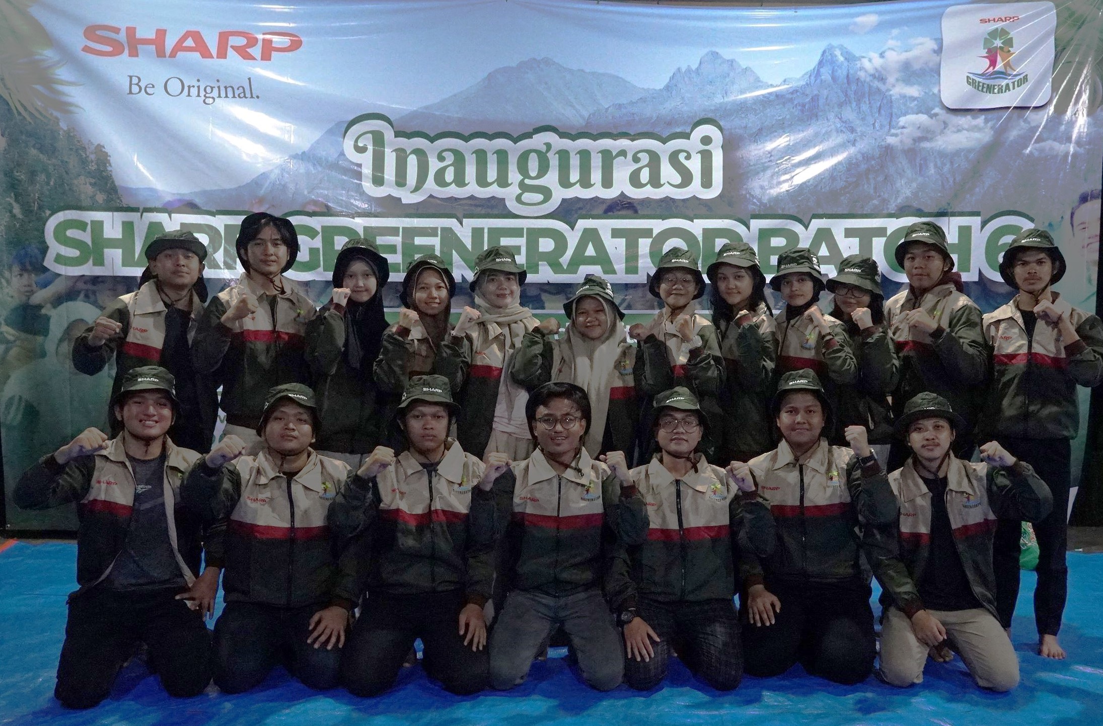 Wajah wajah baru anggota Sharp Greenerator Batch 6