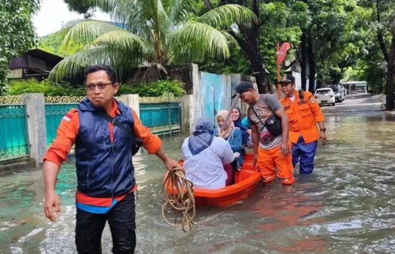 Warga di Lokasi Banjir di Jemput ke TPS