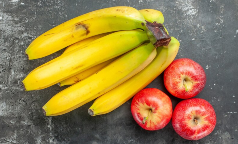 Pisang dan apel
