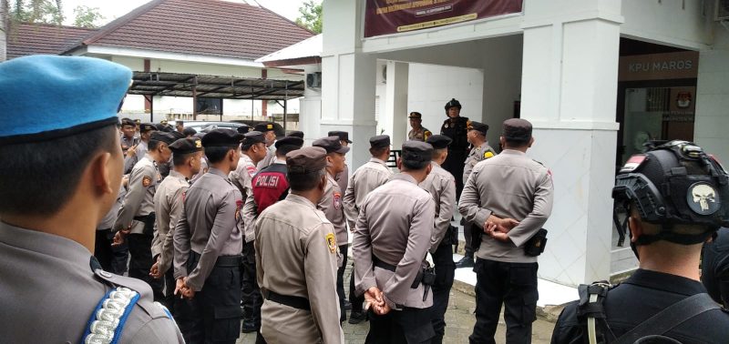 Apel Kepolisian Maros Kawal Pencoblosan Ulang