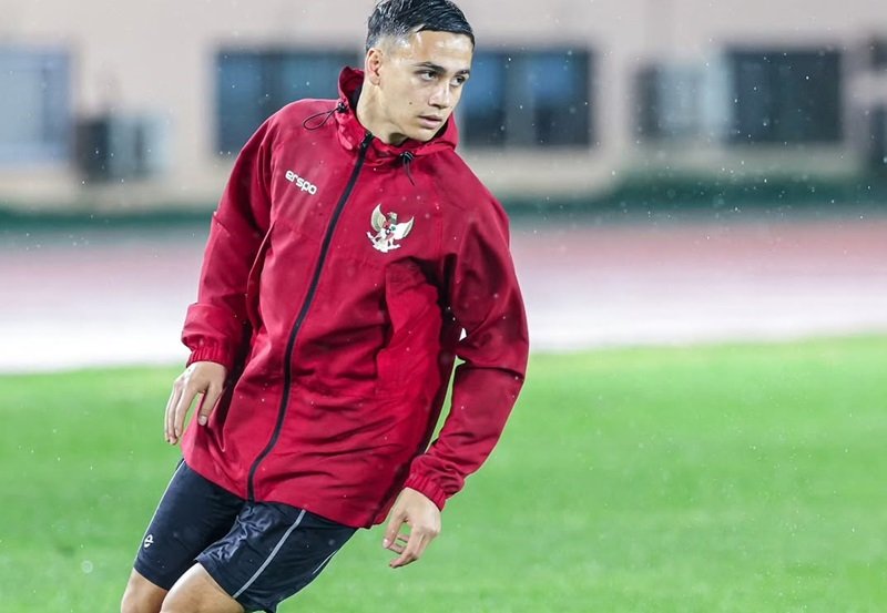 Eliano Reijnders bersama Timnas Indonesia