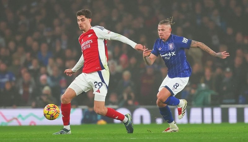 Hasil Arsenal vs Ipswich di Boxing Day Liga Inggris