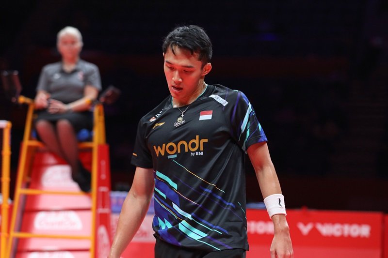 Jonatan Christie di BWF World Tour Finals 2024 Jonatan Christie di BWF World Tour Finals 2024