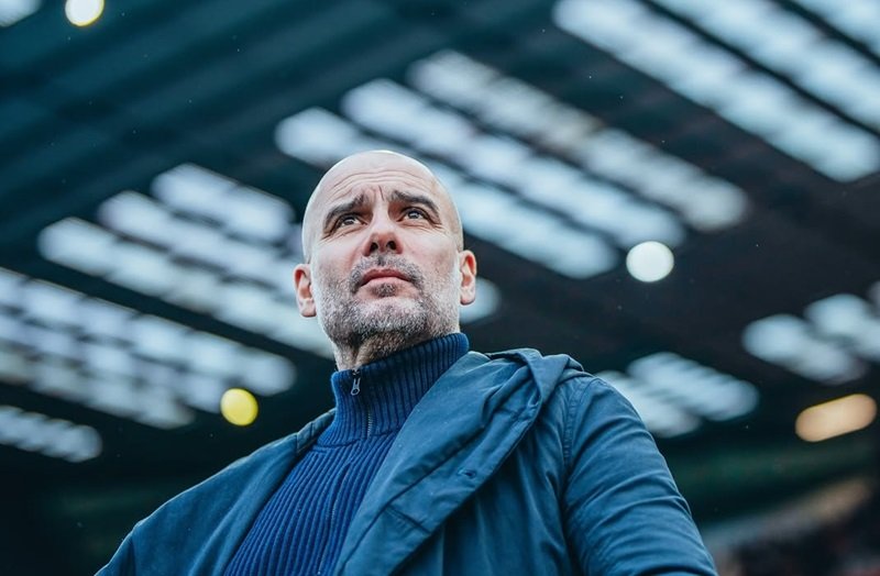 Manajer Manchester City Pep Guardiola