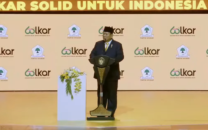 Prabowo Hadiri HUT 60 Golkar