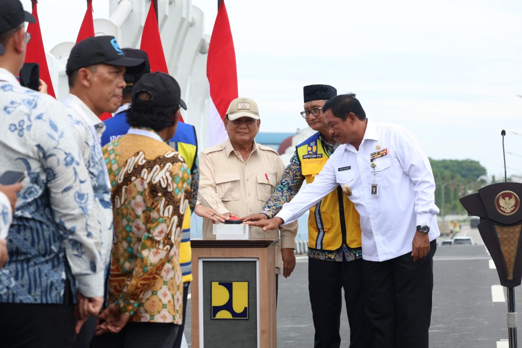 Prabowo Resmikan Infrastruktur 2