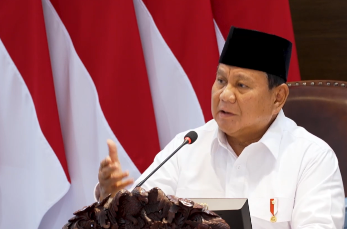 Prabowo Ucapkan Terima Kasih Ke Anggota Kabinet