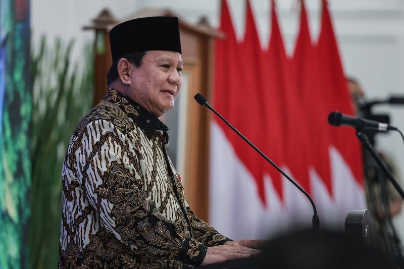 Presiden RI Prabowo Subianto